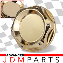 Load image into Gallery viewer, Mazda Aluminum Round Circle Hole Style Oil Cap 24K Gold
