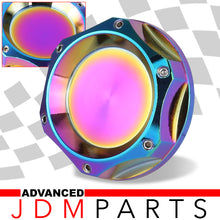 Load image into Gallery viewer, Mazda Aluminum Round Circle Hole Style Oil Cap Neo Chrome
