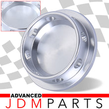 Load image into Gallery viewer, Mitsubishi Aluminum Round Circle Hole Style Oil Cap Silver
