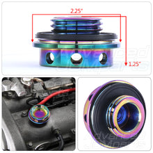 Load image into Gallery viewer, Mazda Aluminum Round Circle Hole Style Oil Cap Neo Chrome
