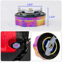 Load image into Gallery viewer, Mitsubishi Aluminum Octogon Screw Style Oil Cap Neo Chrome
