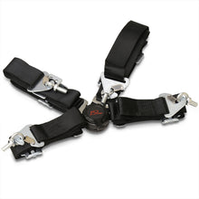 Load image into Gallery viewer, Universal 4 Point Camlock 2" Racing Seat Harness Belts Black