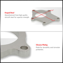 Load image into Gallery viewer, Universal 5 Bolt T3 / T4 Downpipe Weld On Adapter Flange