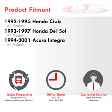 Load image into Gallery viewer, Acura Integra 1994-2001 / Honda Civic 1992-1995 / Del Sol 1993-1997 Rear Subframe Brace Black