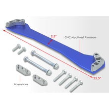 Load image into Gallery viewer, Honda Civic 1996-2000 Rear Subframe Brace Blue