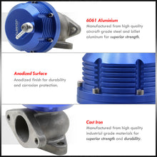 Load image into Gallery viewer, Jdm Sport Blue 35mm/38mm Turbo Wastegate