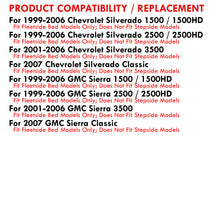 Load image into Gallery viewer, Chevrolet Silverado 1999-2006 / GMC Sierra 1999-2006 LED Bar Tail Lights Chrome Housing Red Len White Tube