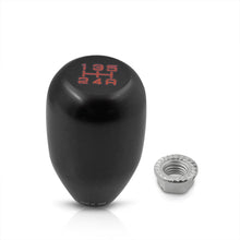 Load image into Gallery viewer, Universal 5 Speed M10x1.5 Type-R Style Shift Knob Black with Red Lettering