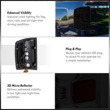 Load image into Gallery viewer, Chevrolet Silverado 1500 2014-2018 / 1500LD 2019 / 2500HD 3500HD 2015-2019 / GMC Sierra 3500HD Dually 2015-2019 LED Bar Tail Lights Chrome Housing Smoke Len White Tube (Excluding OEM LED Models)