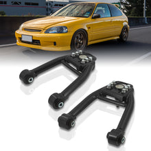 Load image into Gallery viewer, Honda Civic 1996-2000 Front Upper Tubular Control Arms Camber Kit Black