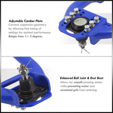 Load image into Gallery viewer, Honda Civic 1996-2000 Front Upper Tubular Control Arms Camber Kit Blue