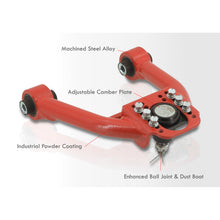 Load image into Gallery viewer, Honda Civic 1996-2000 Front Upper Tubular Control Arms Camber Kit Red