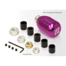 Load image into Gallery viewer, Universal 5 Speed M8 M10 M12 Type-R Style Shift Knob Purple with White Lettering