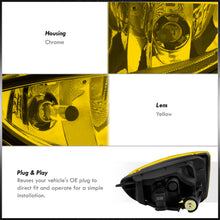 Load image into Gallery viewer, Honda Civic 2004-2005 Front Fog Lights Yellow Len (Includes Switch & Wiring Harness)