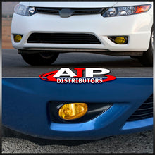 Load image into Gallery viewer, Honda Civic 2DR 2006-2008 Front Fog Lights Yellow Len (Includes Switch & Wiring Harness)