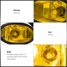 Load image into Gallery viewer, Honda Civic 2DR 2006-2008 Front Fog Lights Yellow Len (Includes Switch & Wiring Harness)