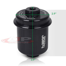Load image into Gallery viewer, JDM Sport Universal Fuel Filter Black