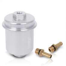 Load image into Gallery viewer, JDM Sport Universal Fuel Filter Silver