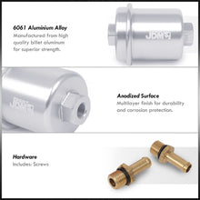 Load image into Gallery viewer, JDM Sport Universal Fuel Filter Silver