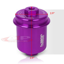 Load image into Gallery viewer, JDM Sport Universal Fuel Filter Purple