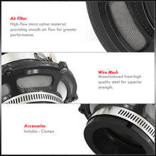 Load image into Gallery viewer, Universal 2.5" Air Intake Bypass Filter Black