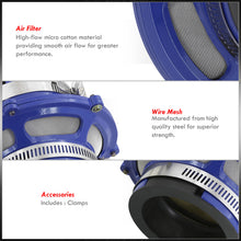 Load image into Gallery viewer, Universal 2.5" Air Intake Bypass Filter Blue