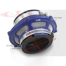 Load image into Gallery viewer, Universal 2.5" Air Intake Bypass Filter Blue