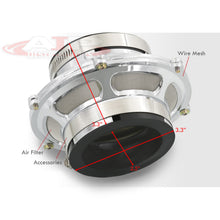 Load image into Gallery viewer, Universal 2.5" Air Intake Bypass Filter Silver