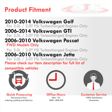 Load image into Gallery viewer, Volkswagen Golf 2010-2014 / Jetta 2006-2010 2.0L Turbocharged Bolt-On Aluminum Intercooler
