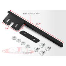Load image into Gallery viewer, Universal Front Bumper Licence Plate Relocator Bracket Black
