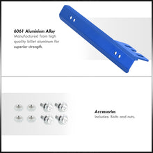 Load image into Gallery viewer, Universal Front Bumper Licence Plate Relocator Bracket Blue