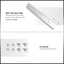 Load image into Gallery viewer, Universal Front Bumper Licence Plate Relocator Bracket Chrome