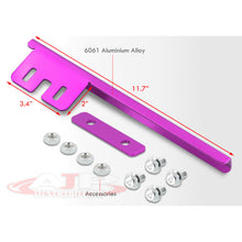Load image into Gallery viewer, Universal Front Bumper Licence Plate Relocator Bracket Purple
