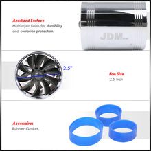 Load image into Gallery viewer, Universal 2.5" Dual Fan Fuel Saver Polished