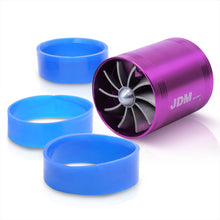 Load image into Gallery viewer, Universal 2.5" Dual Fan Fuel Saver Purple