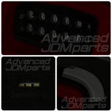 Load image into Gallery viewer, Harley Davidson Motorcycle LED Bar Tail Lights Black Housing Smoke Len Red Tube (Upward Facing License Plate Tag Light)