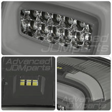 Load image into Gallery viewer, Harley Davidson Motorcycle LED Bar Tail Lights Chrome Housing Smoke Len White Tube (Upward Facing License Plate Tag Light)