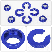 Load image into Gallery viewer, Nissan 180SX/200SX/240SX/300ZX Subframe Bushings Collars Blue