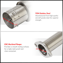 Load image into Gallery viewer, Honda Civic EX 2001-2005 N1 Style Stainless Steel Catback Exhaust System (Piping: 2.5" / 65mm | Tip: 4.5")