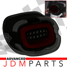 Load image into Gallery viewer, Harley Davidson Motorcycle LED Bar Tail Lights Black Housing Smoke Len Red Tube