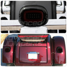 Load image into Gallery viewer, Harley Davidson Motorcycle LED Bar Tail Lights Black Housing Smoke Len Red Tube