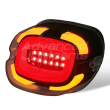 Load image into Gallery viewer, Harley Davidson Motorcycle LED Bar Tail Lights Black Housing Smoke Len Red Tube