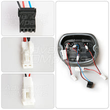 Load image into Gallery viewer, Harley Davidson Motorcycle LED Bar Tail Lights Chrome Housing Smoke Len White Tube