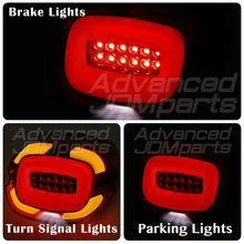 Load image into Gallery viewer, Harley Davidson Motorcycle LED Bar Tail Lights Chrome Housing Red Len White Tube (Downward Facing License Plate Tag Light)