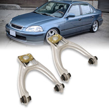Load image into Gallery viewer, Honda Civic 1996-2000 Front Upper Control Arms Camber Kit Silver