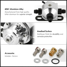 Load image into Gallery viewer, JDM Sport Universal Fuel Pressure Regulator Polished