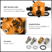 Load image into Gallery viewer, JDM Sport Universal Fuel Pressure Regulator Gold