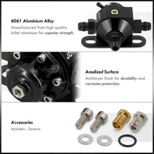Load image into Gallery viewer, JDM Sport Universal Fuel Pressure Regulator Black