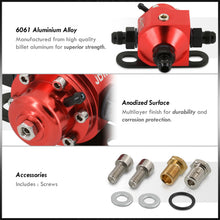 Load image into Gallery viewer, JDM Sport Universal Fuel Pressure Regulator Red