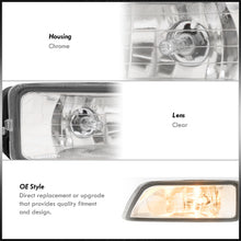 Load image into Gallery viewer, Honda Accord 4DR 2003-2005 / Acura TL 2004-2008 Front Fog Lights Clear Len (Includes Switch & Wiring Harness)